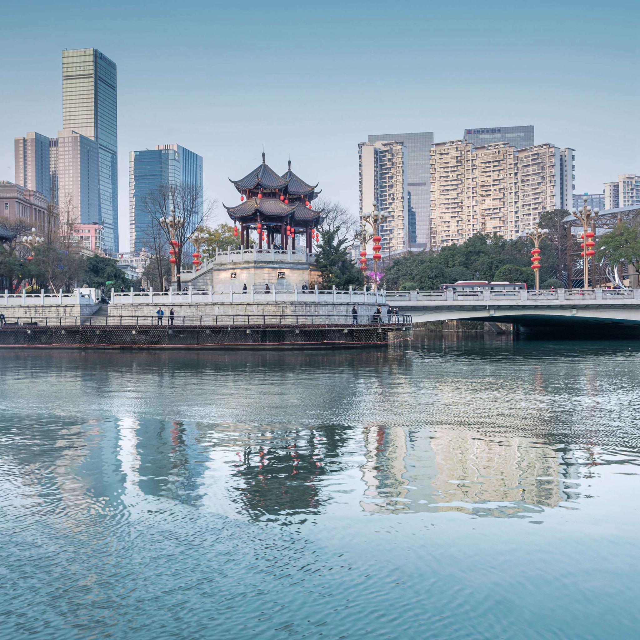 图为成都合江亭景色.王进摄(中经视觉)