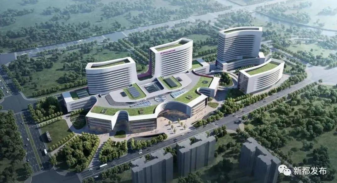 成都市妇女儿童中心医院新都项目效果图