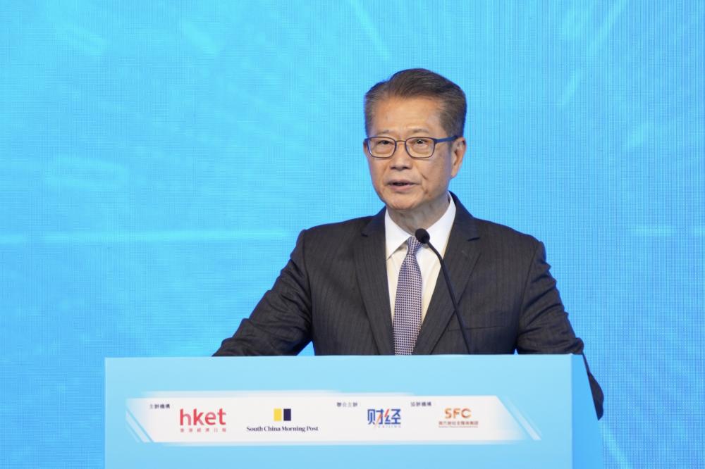 香港特别行政区财政司司长陈茂波 袁思杰/摄