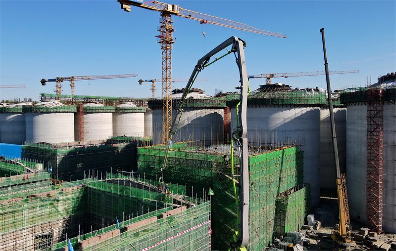 11月26日在河北省唐山市丰润区拍摄的粮食安全应急储备及食品深加工全