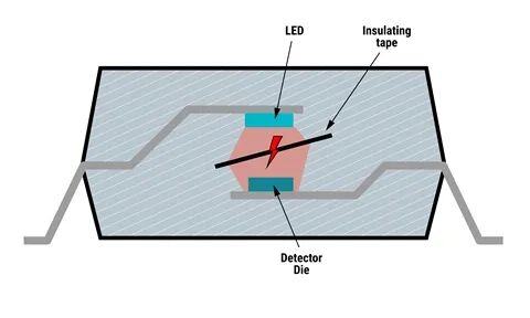 图 1�：典型的光耦合器结构