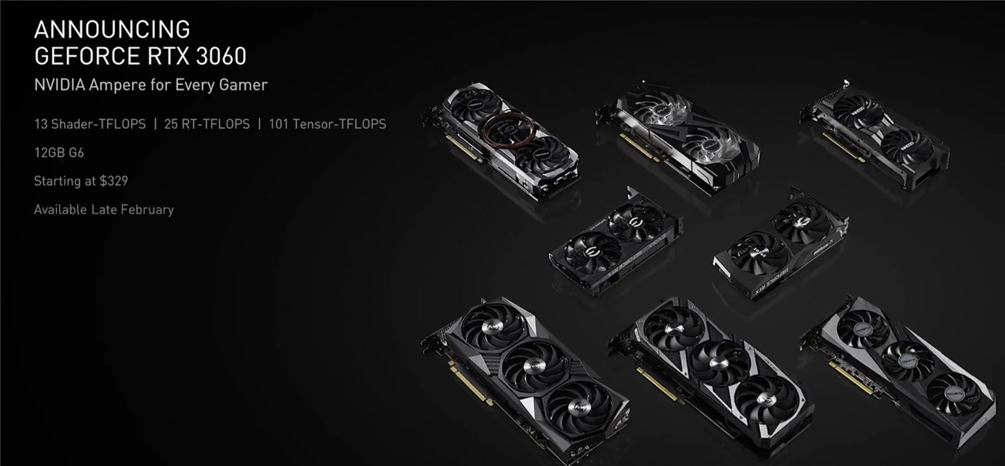 消息称英伟达 RTX 3060 显卡短期内不会停产，对抗 AMD RX 6750 GRE 系列