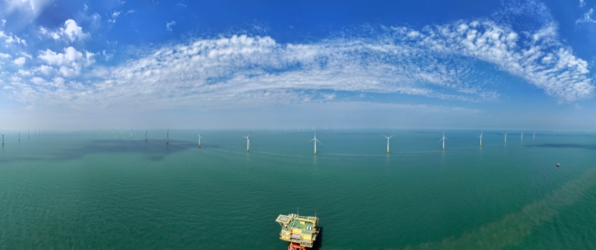 江苏省如东县h4海上风电场.