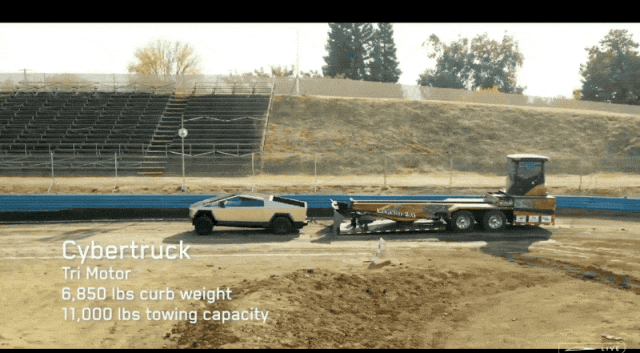 Cybertruck拖拽能力