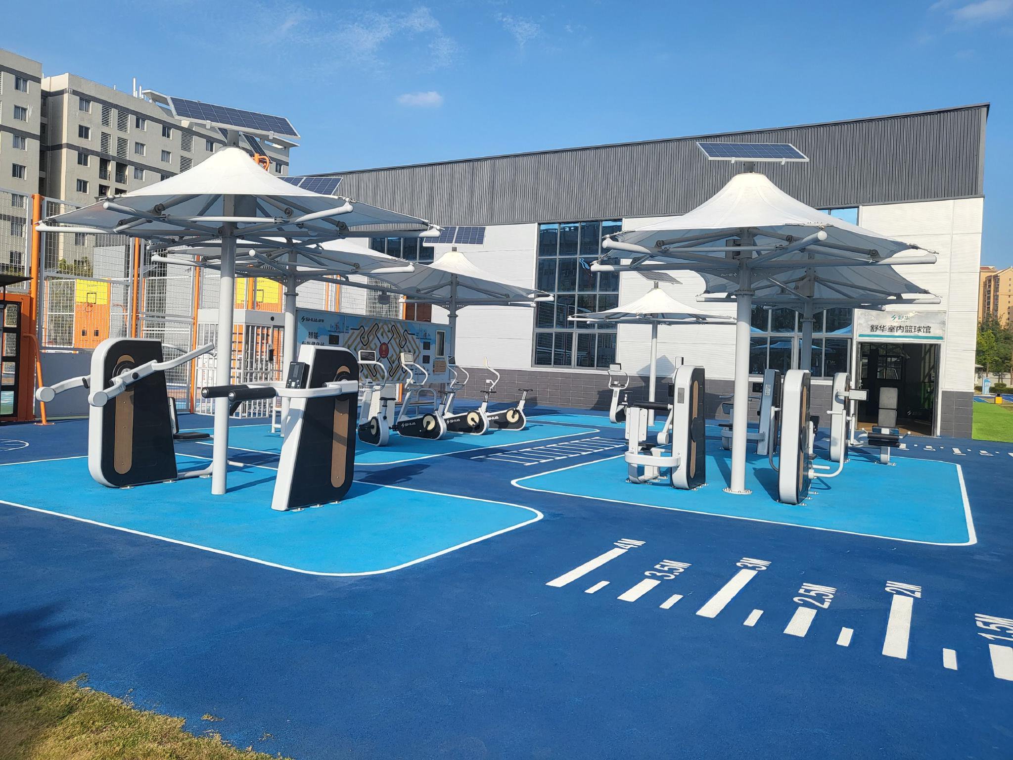 舒华智能体育公园 图片来源:每经记者 杨弃非 摄
