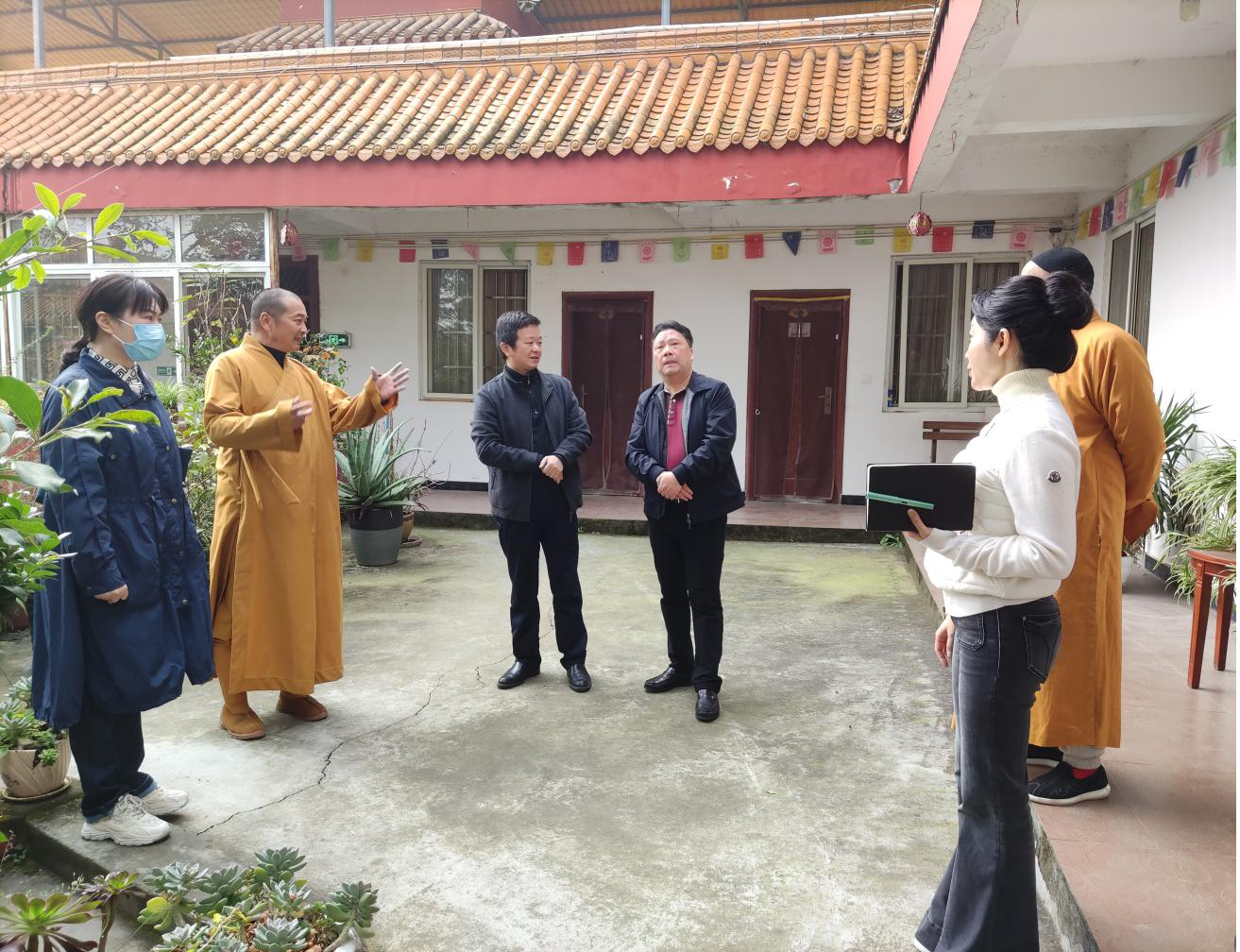 【民宗局】11月23日,成都市委统战部副部长,民宗局局长曾刚强一行走访