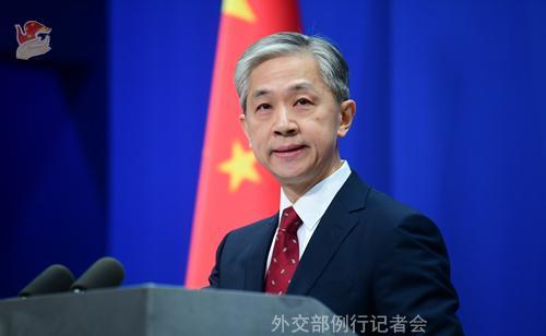 汪文斌 资料图.图源:外交部网站