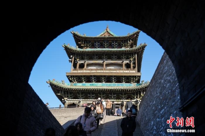 "江山如画"网上主题宣传活动(山西)采访团走进山西省晋中市平遥古城