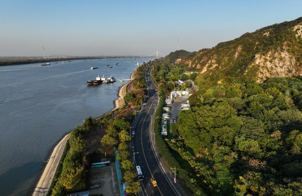 南京幕燕滨江风貌区景色.新华社记者季春鹏 摄