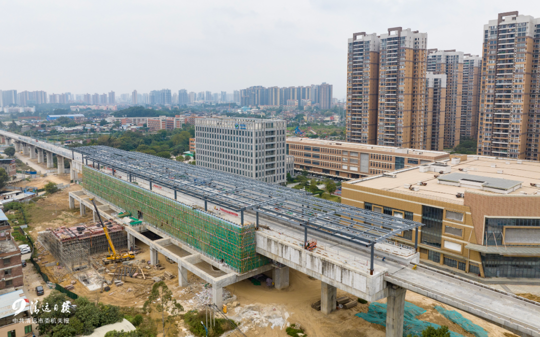 2023年12月1日,广清城际北延线燕湖新城站.清远日报记者 江元威 摄