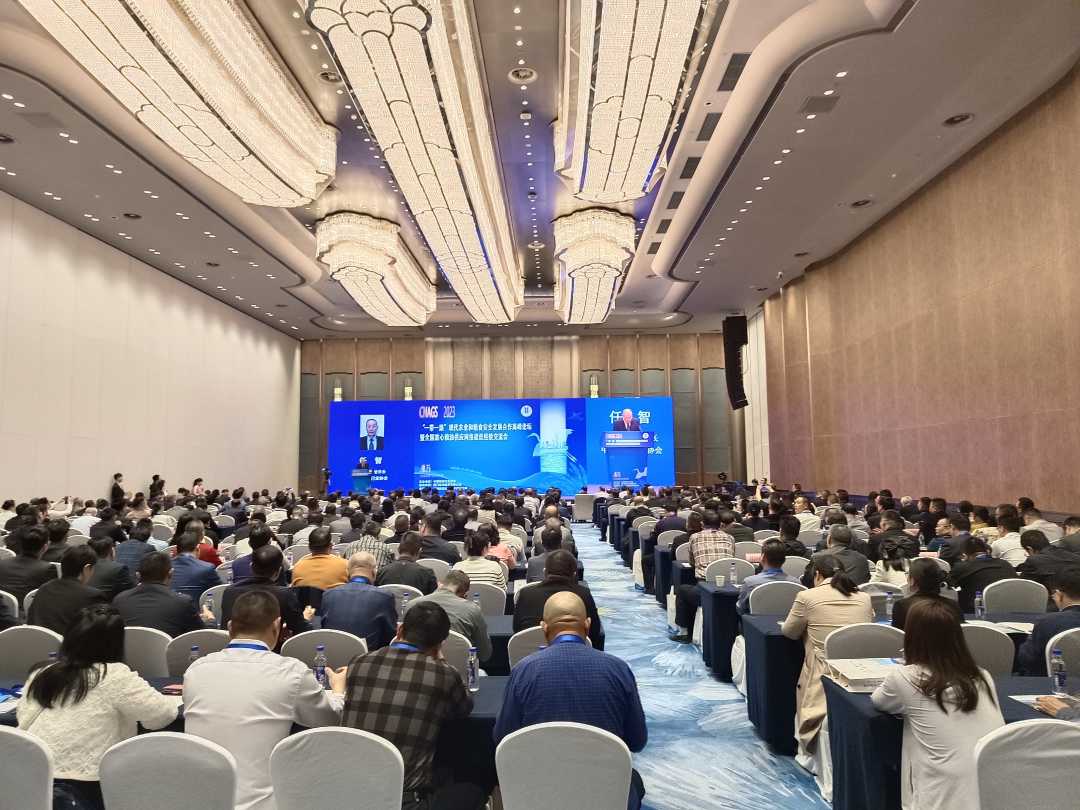 图为"一带一路"现代农业和粮食安全发展合作高峰论坛会场.曹慧英摄