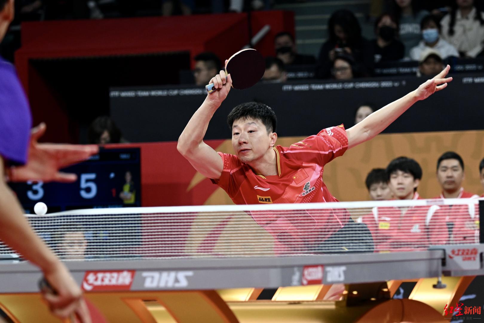 马龙迎来成都混合团体世界杯首秀