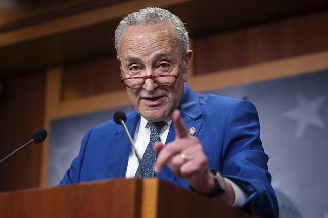 参议院多数党领袖查克·舒默(资料图)