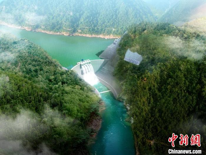 雅砻江孟底沟水电站效果图。中国电建成都院供图