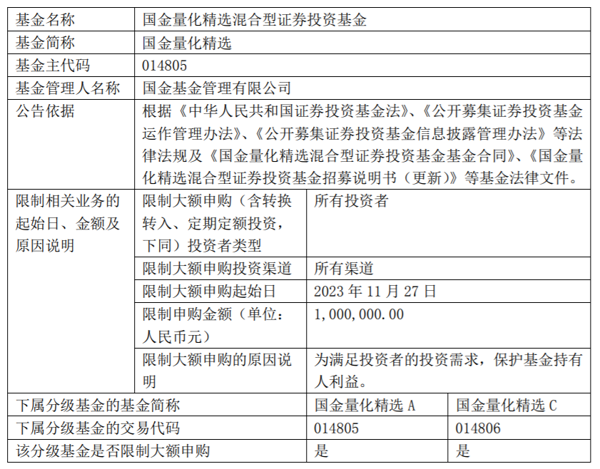 “量化一姐”放宽限购！公司独家回应