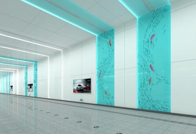 西坝河站艺术品方案《坝河光影》.