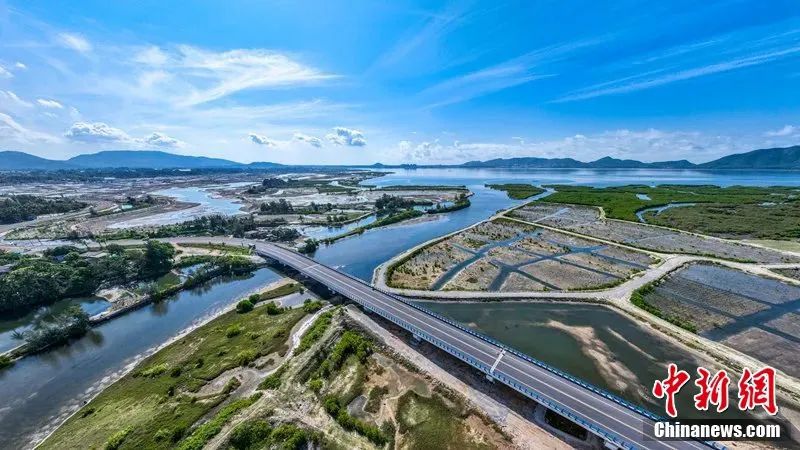 图为海南环岛旅游公路陵水新村路段.骆云飞 摄