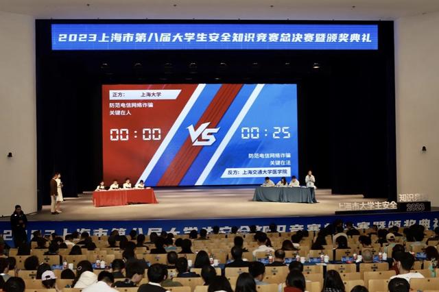 上海市第八届大学生安全知识竞赛圆满落幕,上海大学获得总冠军!