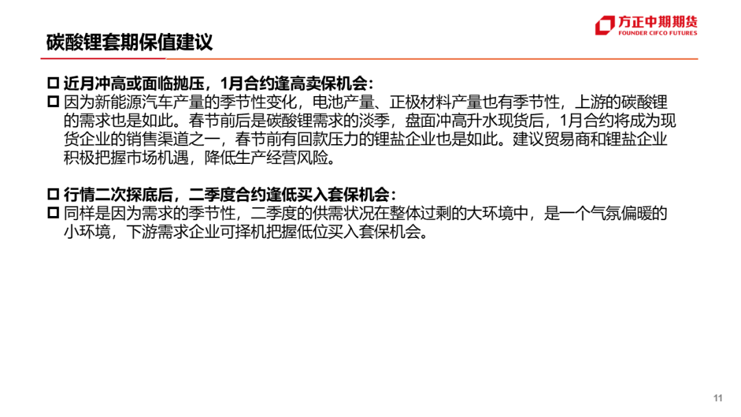 【碳酸锂】碳酸锂下游需求偏弱盘面波动或再度给出卖保机会