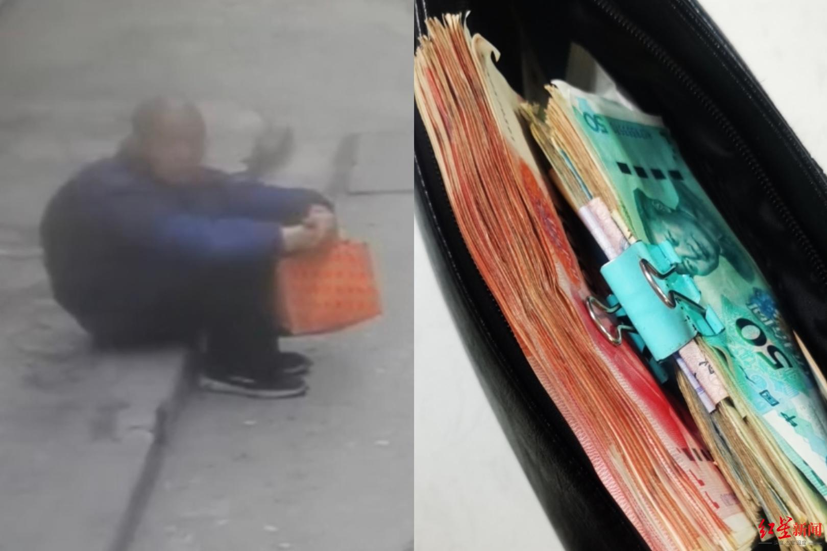 老人看见民警到来,立即上前讲述捡钱的经过……12月5日8时40分许,犍为