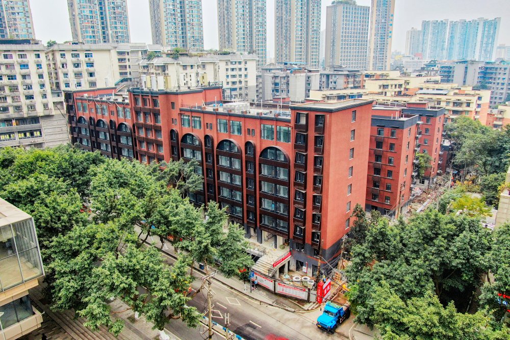 重钢集团保障性租赁住房项目全速推进建设。重庆市住房城乡建委供图