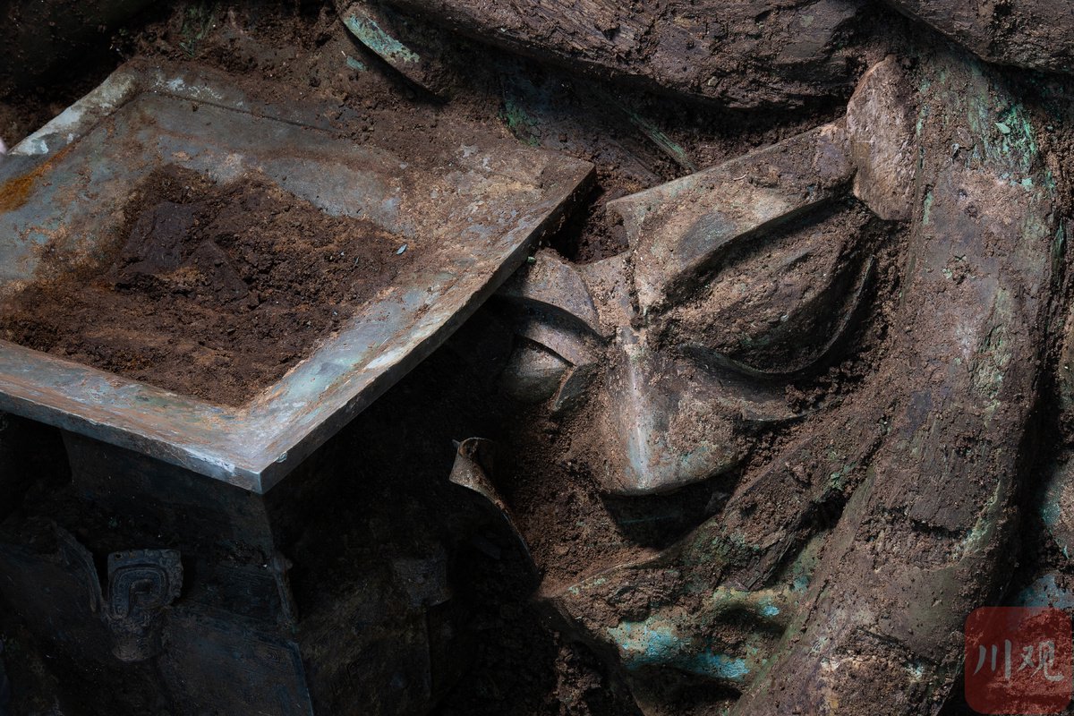 三星堆考古发掘现场.四川省文物考古研究院 供图 余嘉 摄