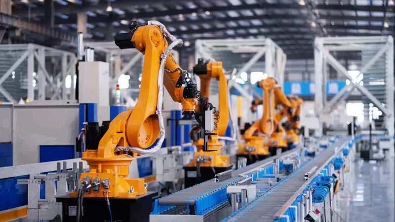 德才股份高科系统门窗智能制造生产线. 德才股份供图