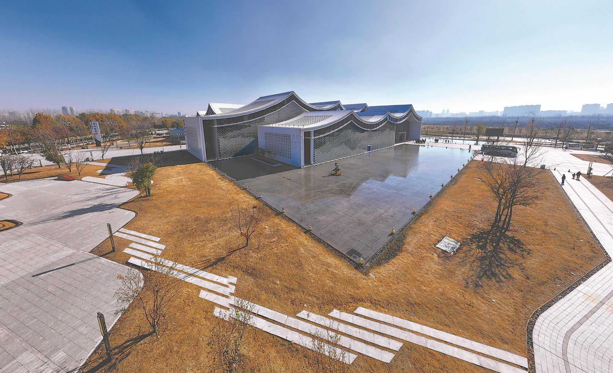 宿州市美术馆外景.本报记者 李 博 摄