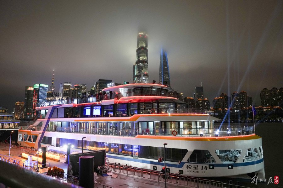 浦江游览再添新船,盲盒气质的"魔力悦星"豪华游览船首航