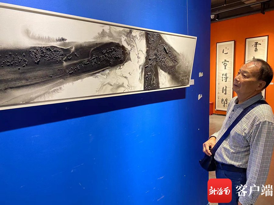 旅琼文艺家书画摄影展海口开幕 展出121件作品