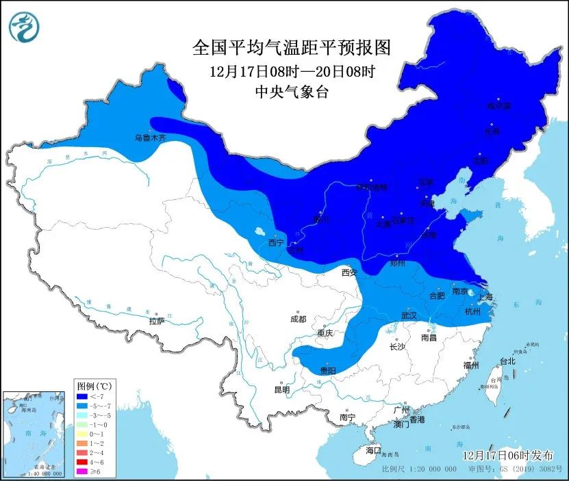 上海今晨全城零下，寒潮预警刚刚解除！全国大部地区冻哭：沙漠下雪，国内同日最大温差76℃|气温