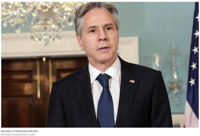 美国国务卿布林肯 图源:美联社