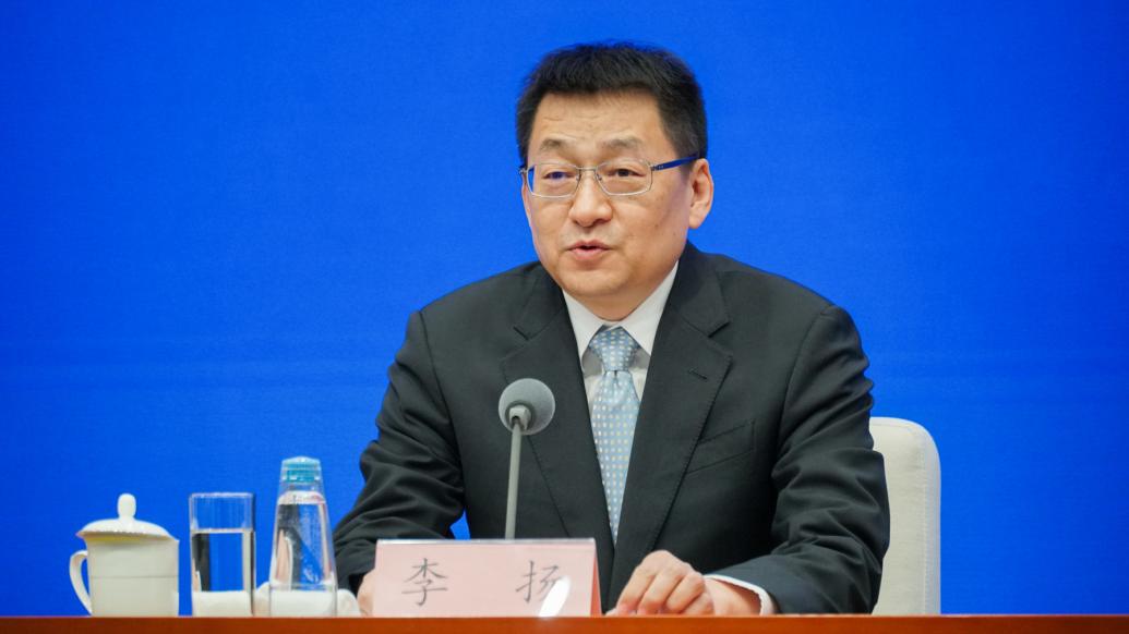 交通运输部副部长李扬 &nbsp;澎湃新闻记者 周頔 摄