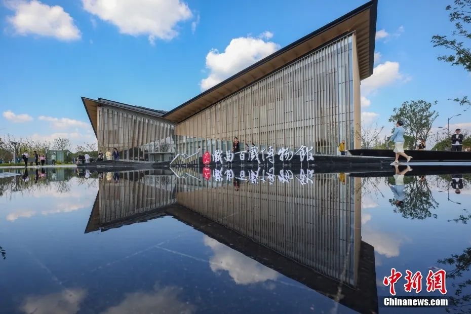 资料图:位于江苏苏州昆山巴城镇的戏曲百戏博物馆外景.