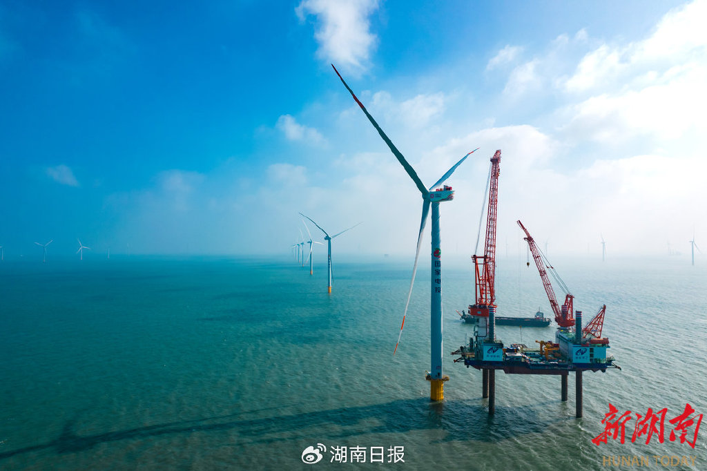 4月，中车株洲所获得首个海上风电市场项目订单。通讯员 摄