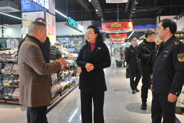 四川省资阳市副市长张建红督导检查元旦,春节安全生产和稳价保质工作