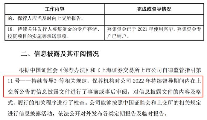 图2：中德证券关于太原重工2022年度持续督导年度报告书截图