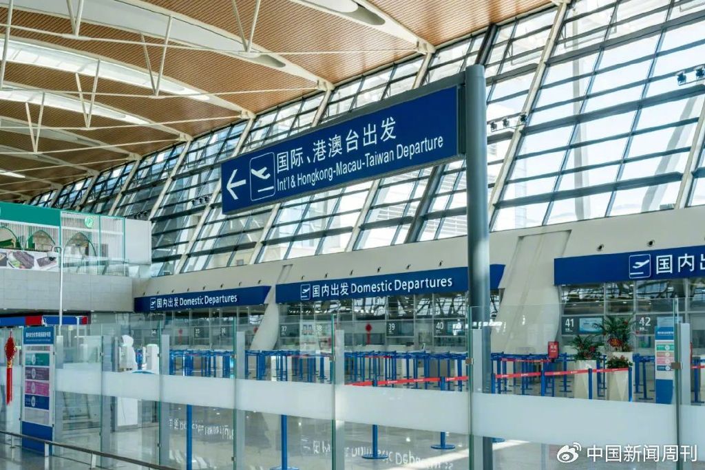 上海浦东国际机场候机楼。图/图虫创意