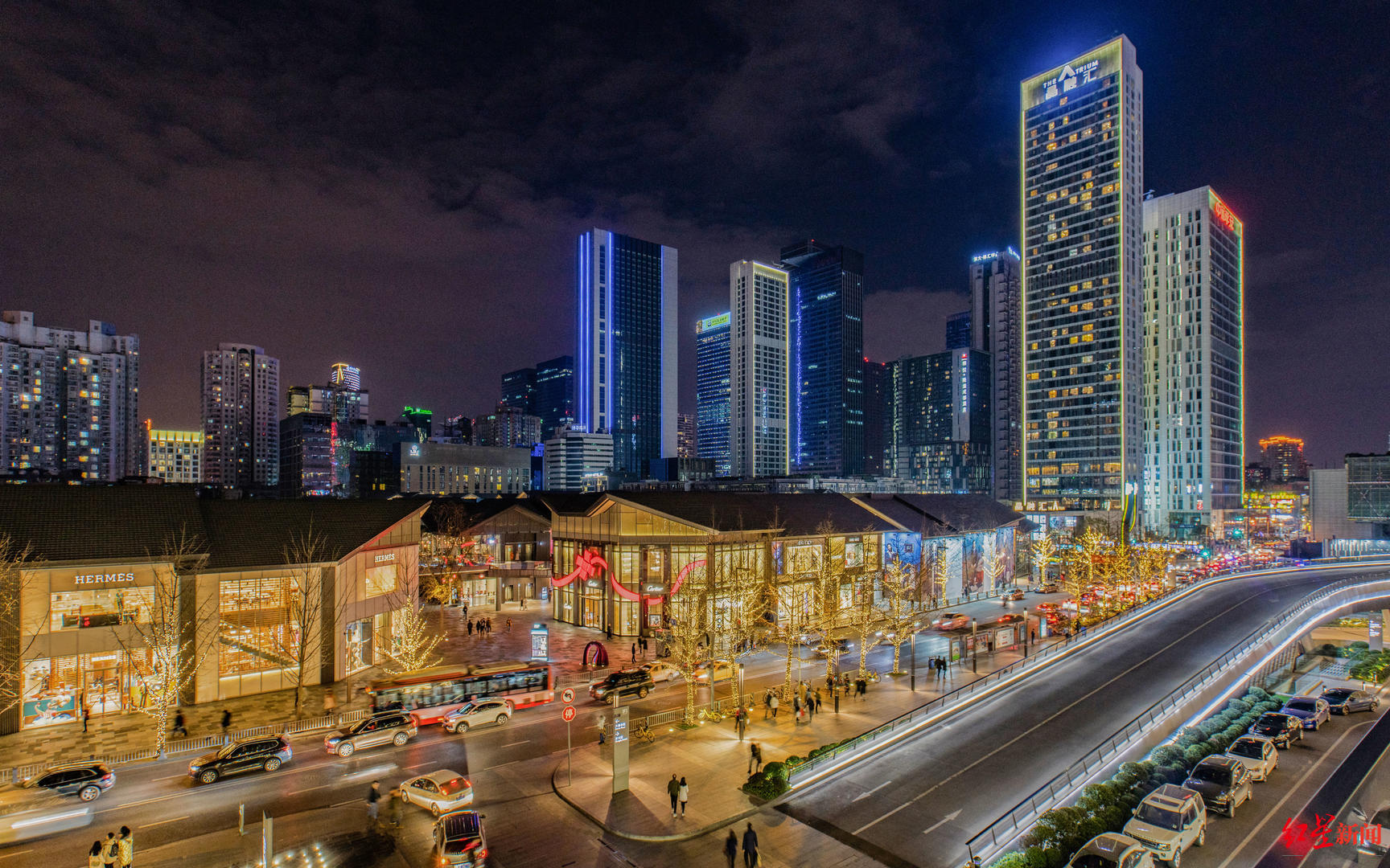 成都春熙路太古里商圈&nbsp;资料图