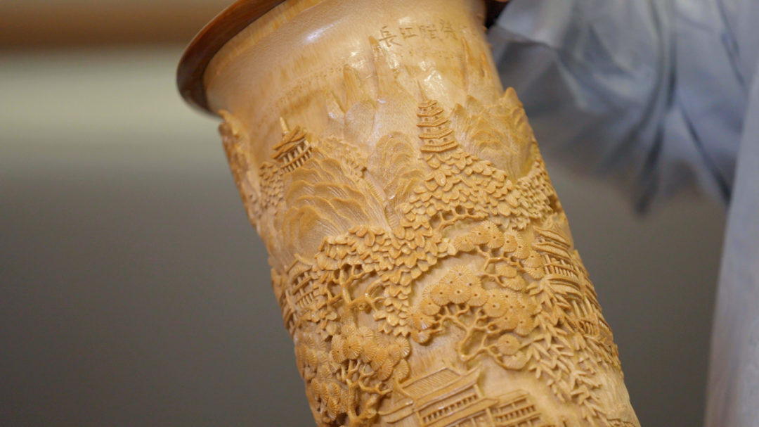 图注:探东楼,赏竹雕,品茶茗,访窖池文人骚客里的诗画艺术蜀南竹海间的