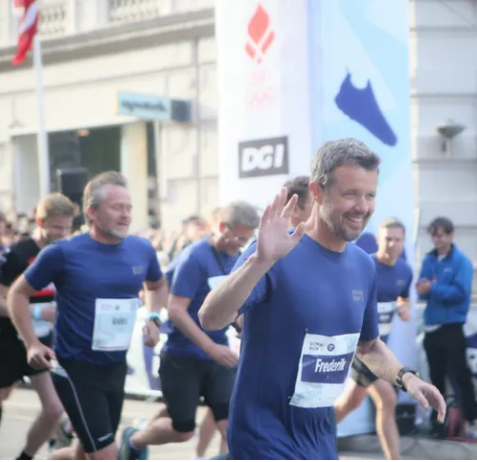 ▲弗雷德里克王储热爱运动