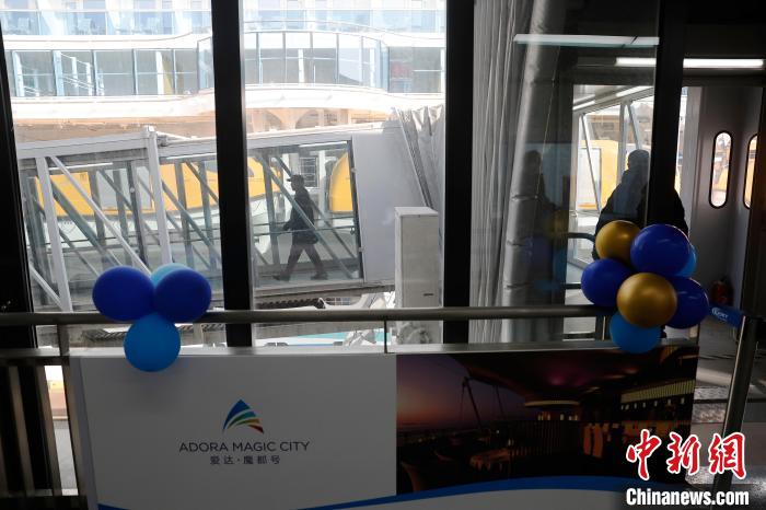 游客在上海吴淞口国际邮轮港有序登轮。中新网记者 殷立勤 摄