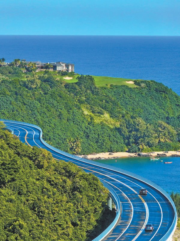 海南环岛旅游公路正门岭大桥.冯连军 摄