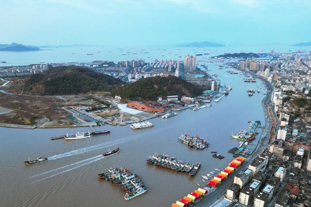 繁忙的渔港|舟山市_新浪财经_新浪网