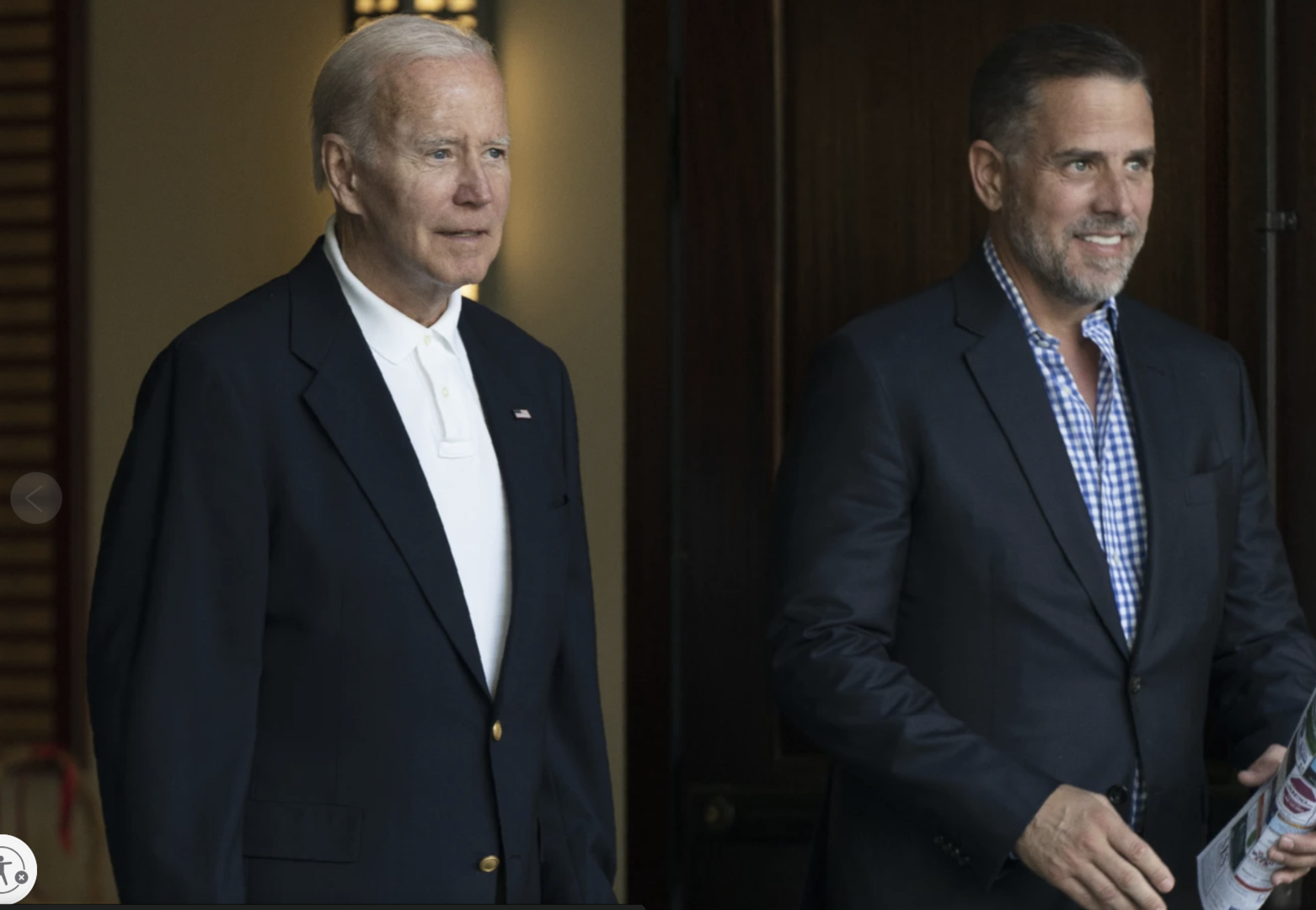 美国总统拜登及其儿子亨特·拜登