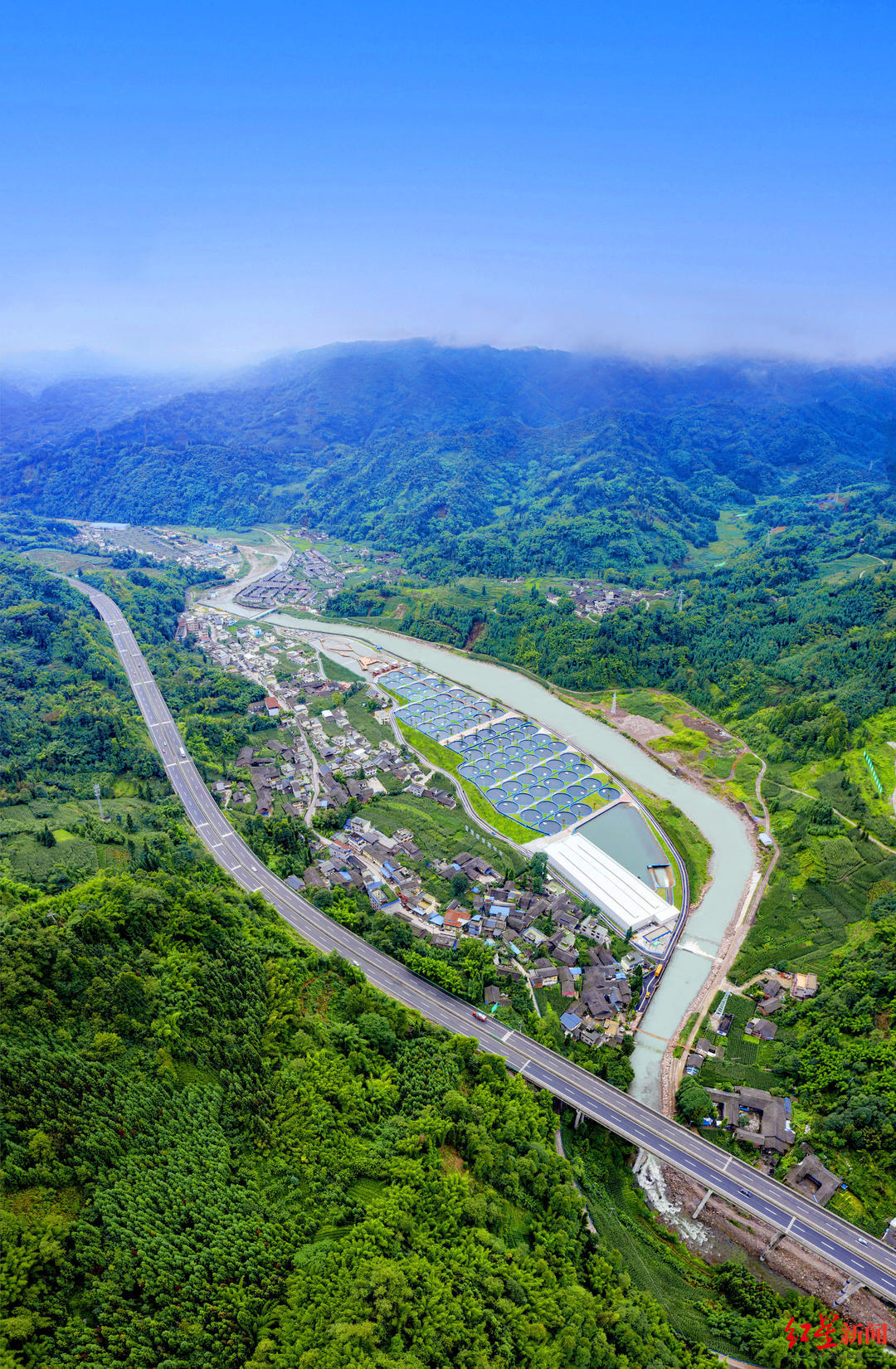 雅安天全县鲟鱼养殖基地