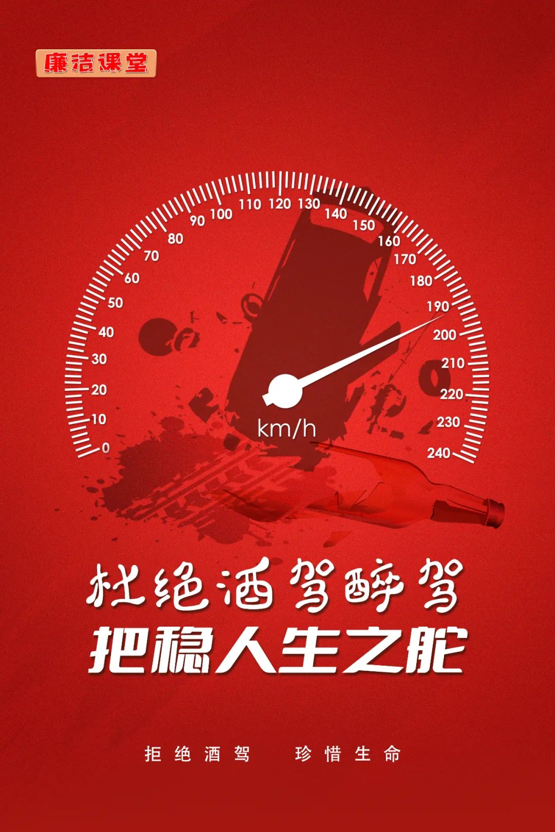 廉洁课堂丨杜绝酒驾醉驾  把稳人生之舵