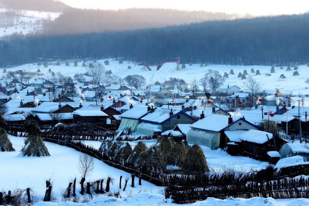 吉地过年 吉祥如意|吉林的这些雪村,满足你对童话的所有期待!