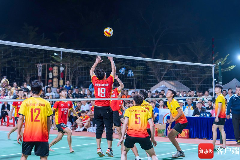 原创组图丨海南"村va"迎春赛 气氛火爆|排球_新浪财经_新浪网