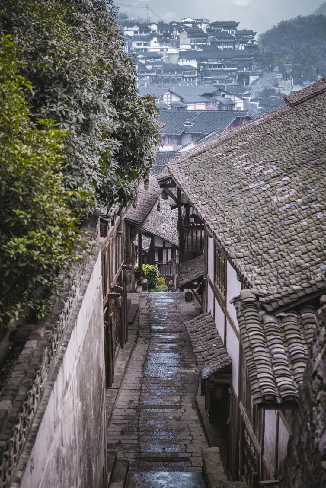 遵义仁怀的茅台镇老街&nbsp; 图源/视觉中国